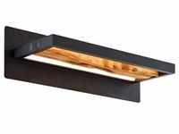 LED Wandleuchte BRILLIANT "Chaumont" Lampen Gr. Höhe: 15,1 cm, schwarz (schwarz,