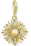 Charm-Einh&auml;nger THOMAS SABO "Sonne", gold (gelbgoldfarben, mehrfarbig, mehrfarbig),