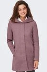 ONLY Langjacke "ONLSEDONA LIGHT COAT OTW NOOS" mit Kapuze Materialmix