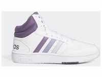 Sneaker ADIDAS SPORTSWEAR "HOOPS 3.0 MID" Gr. 38, weiß (cloud white, silver...