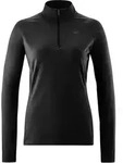Radtrikot GONSO "Essential Jersey Longsleeve W", Damen, Gr. 36, schwarz, 86%