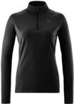 Radtrikot GONSO "Essential Jersey Longsleeve W", Damen, Gr. 36, schwarz, 86%
