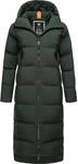 Ragwear Wintermantel "Patrise" Extralanger Damen Winter Steppmantel mit Gehschlitzen