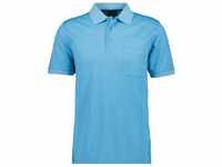Poloshirt RAGMAN Gr. 8XL, blau (ibiza blau, 742) Herren Shirts Kurzarm