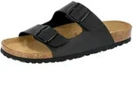 Pantolette LICO "Pantolette Bioline Man", Herren, Gr. 48, schwarz, Synthetik, Schuhe