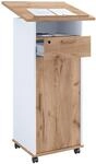 VCM Stehpult "Holz Stehpult Rednerpult Stehtisch Rollen Melta T" 1 Stk. tlg.