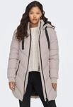 Steppmantel JDY "JDYSKYLAR LIFE HOOD JACKET OTW NOOS", Damen, Gr. XS, grau (chateau