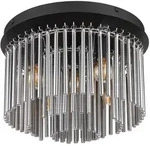 GLOBO LIGHTING Deckenleuchte "GORLEY", schwarz (schwarz matt), &Oslash; 32cm H: 23cm, 1