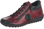 Schn&uuml;rboots REMONTE, Damen, Gr. 36, rot (bordeaux, schwarz), Leder,...