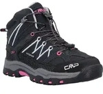 Wanderschuh CMP "KIDS RIGEL MID WP TREKKING SHOES", Kinder, Gr. 29, titanio, skyw,
