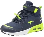 Sneaker KANGAROOS "KX-Hydro", M&auml;dchen, Gr. 28, blau (navy, lime), Synthetik,...