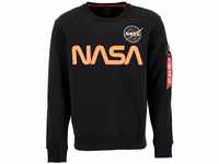 Sweater ALPHA INDUSTRIES "ALPHA Men - Sweatshirts NASA Reflective Sweater" Gr. S,