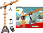 Spielzeug-Kran DICKIE TOYS "Mega Crane", gelb (gelb, schwarz), Spielzeugfahrzeuge,