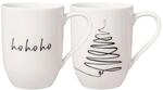 Villeroy & Boch Becher "Kaffeebecher XMAS Statement 280 ml 2er Set wei&szlig;"