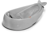 Skip Hop Babybadewanne "Moby, grau" H&ouml;he 30 cm Netzmatte mit Ablaufst&ouml;psel