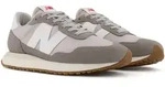 Sneaker NEW BALANCE "M237", Herren, Gr. 41,5, grau, Leder, Textil, Schuhe...