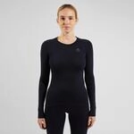 Odlo Funktionsshirt "BL TOP crew neck l/s-MERINO 200" Kurzarm, Rundhalsausschnitt,