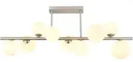 GLOBO LIGHTING Deckenleuchte "RIHA", nickel matt, 1 Stk., Leuchten,
