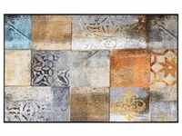Fußmatte WASH+DRY BY KLEEN-TEX Teppiche Gr. B/L: 60 cm x 85 cm, 7 mm, 1 St., grau