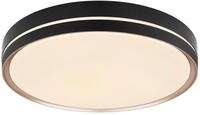 GLOBO LIGHTING Deckenleuchte "MANNI", schwarz, 1, &Oslash; 48,5cm H: 8cm, 1 Stk., Leuchten,