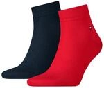 Tommy Hilfiger Kurzsocken "TH MEN QUARTER 2P" 2 Paar, weicher, elastischer