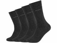 Camano Socken, (Packung, 4 Paar), mit verstärktem Fersen- und Zehenbereich