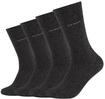 Camano Socken "ca-soft" 4 Paar, mit verst&auml;rktem Fersen- und Zehenbereich