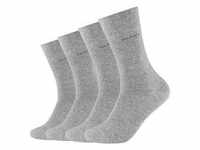 Camano Socken, (Packung, 4 Paar), mit verstärktem Fersen- und Zehenbereich