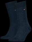 Tommy Hilfiger Socken "TH MEN SMALL STRIPE SOCK 2P" 2 Paar, 2 Paar tlg. Tommy
