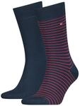 Tommy Hilfiger Socken "TH MEN SMALL STRIPE SOCK 2P" 2 Paar, 2 Paar tlg. Tommy