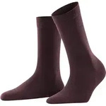 Socken FALKE "Softmerino", Damen, Gr. 37-38, braun (8596, barolo), Materialmix,
