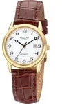 Automatikuhr REGENT, braun (braun, goldfarben), Armbanduhren, Damen,...