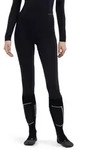 Funktionsunterhose FALKE "3/4 Wool-Tech", Damen, Gr. XS, 1 Stk., schwarz...
