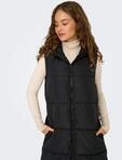 ONLY Steppweste "ONLALINA LONG WAISTCOAT OTW NOOS" Materialmix