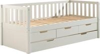 Vipack Einzelbett "mit Schubladen, Kiefer massiv, viel Stauraum und zeitloses Design"