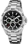 Multifunktionsuhr FESTINA, silber (silberfarben, schwarz, silberfarben),