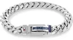 Armband TOMMY HILFIGER "Schmuck Edelstahl Armschmuck Panzerkette", wei&szlig;