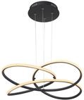 GLOBO LIGHTING LED Pendelleuchte "PANDA", schwarz, Leuchten,