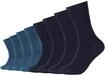 s.Oliver Socken "essentials" 8 Paar, 8 Stk. tlg. mit weichem Bund