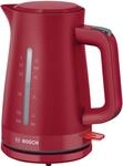 BOSCH Wasserkocher "MyMoment TWK3M124" 1,7 l 2400 W Abschaltautomatik, Tassenanzeige,