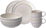 like. by Villeroy & Boch Geschirr-Set "Fr&uuml;hst&uuml;cks-Set Perlemor Sand 6er Set beige"