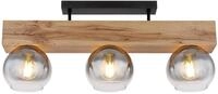 GLOBO LIGHTING Deckenleuchte "MOITAS", schwarz, 1 Stk., Leuchten,