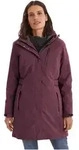 Parka KILLTEC "KOW 165 WMN PRK", Damen, Gr. 40, lila (pflaume), Obermaterial: 100%