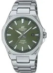 Quarzuhr CASIO EDIFICE, silber (olivgr&uuml;n, silberfarben), Armbanduhren, Herren,