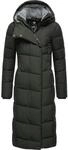 Ragwear Wintermantel "Pavla Long" extralanger Winterparka mit Teddyfutter und Kapuze