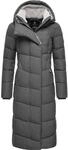 Wintermantel RAGWEAR "Pavla Long", Damen, Gr. M (38), grau, Au&szlig;enmaterial: 100%