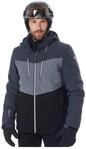 Skijacke KILLTEC "KSW 45 MN SKI JCKT", Herren, Gr. S, grau (anthra), Obermaterial: