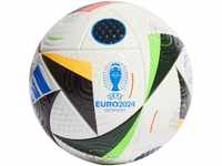 Fußball ADIDAS PERFORMANCE "EURO24 PRO" Bälle Gr. 5, 0,4 g, schwarz-weiß (white,