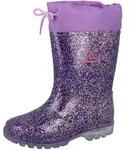 Gummistiefel LICO "Stiefel Powerlight W Blinky", M&auml;dchen, Gr. 25, lila, Synthetik,