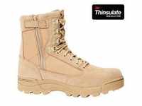 Sneaker BRANDIT "Brandit Accessoires Tactical Zipper Boots" Gr. 42, beige (camel)